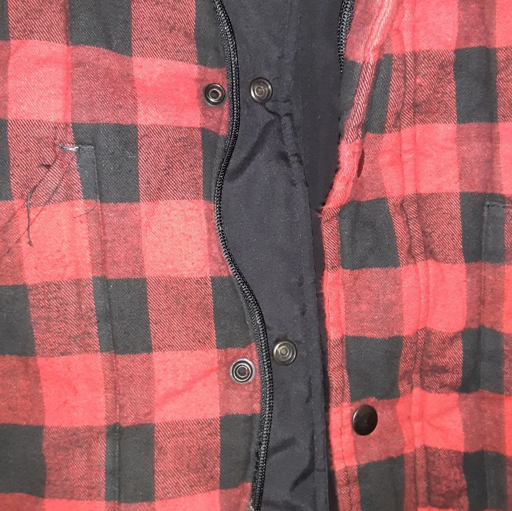 Reversible Quilted Casual Buffalo Check Plaid Men's Vest XL